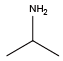 Isopropylamine Structural Formula